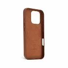 Чехол Decoded Leather Back Cover для iPhone 16 Pro, коричневый