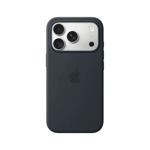 Чехол Apple Silicone Case для iPhone 18 Pro, MagSafe, силикон, темно-синий / navy