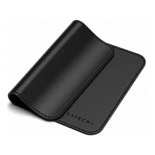 Коврик для компьютерной мыши Satechi Eco Leather Mouse Pad, эко-кожа, 25 x 19 см, черный