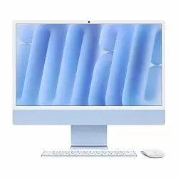 iMac 24" Retina 4,5K, (M4 10C CPU, 10C GPU, 2024), 24 ГБ, 512 ГБ SSD, голубой