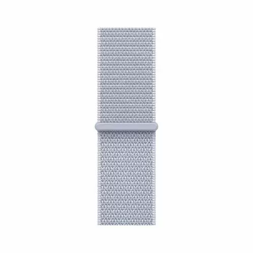 Watch SE 2024, 44 mm, алюминий серебристый, ремешок Textile Sport Loop, "голубое облако"