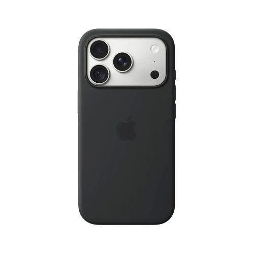 Чехол Apple Silicone Case для iPhone 18 Pro, MagSafe, силикон, черный / black