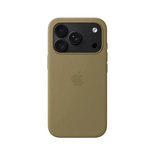 Чехол Apple Silicone Case для iPhone 18 Pro, MagSafe, силикон, оливковый / olive