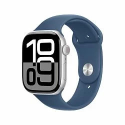 Watch S10, 46 mm, серебристый алюминий, ремешок Sport Band, синий M/L