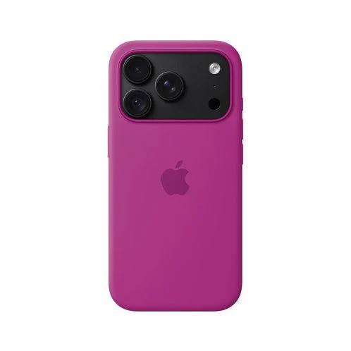 Чехол Apple Silicone Case для iPhone 18 Pro, MagSafe, силикон, маджента / magenta