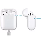 Чехол Elago Silicone wireless сase для AirPods, силикон, белый