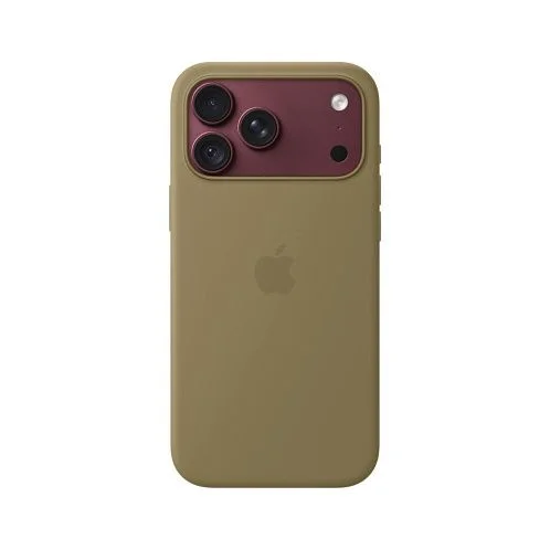 Чехол Apple Silicone Case для iPhone 18 Pro Max, MagSafe, силикон, оливковый / olive