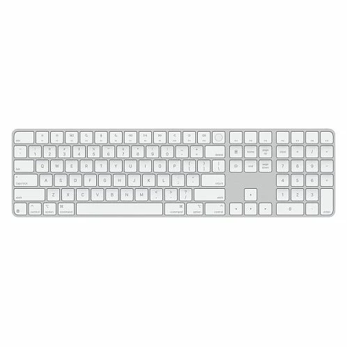 Клавиатура Apple Magic Keyboard with Touch ID and Numeric Keypad, USB-C, белый