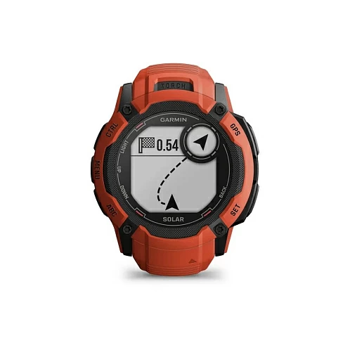 Умные часы Garmin Instinct 2X Solar, красный