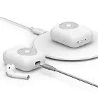 Чехол Elago AW6 Music player case для AirPods Gen 1 & 2, силикон, белый