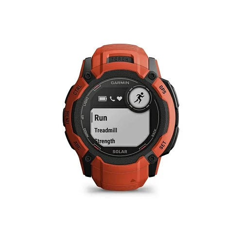 Умные часы Garmin Instinct 2X Solar, красный