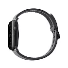 Ремешок Uniq Straden Waterproof для Apple Watch 49/45/44/42 mm, кожа/силикон, серый