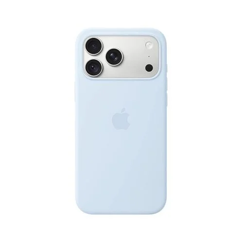 Чехол Apple Silicone Case для iPhone 18 Pro Max, MagSafe, силикон, холодный голубой / crisp blue
