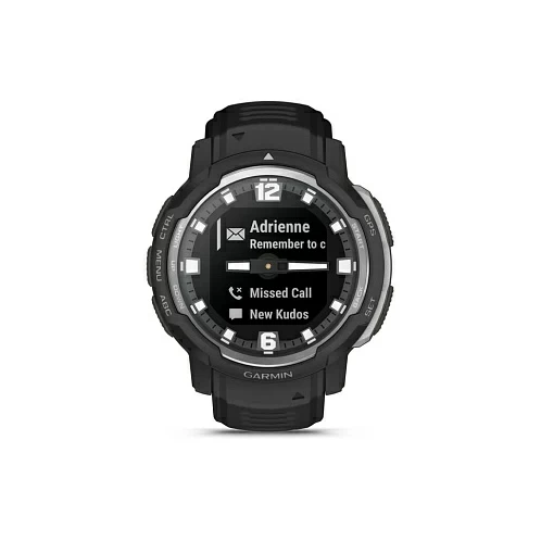 Умные часы Garmin Instinct Crossover - Standard Edition, черный