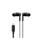 Наушники-вкладыши Belkin Soundform Headphones with Lightning Connector, проводные, черный