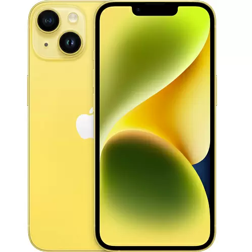 iPhone 14, 256 Гб, желтый 1 Sim/eSim