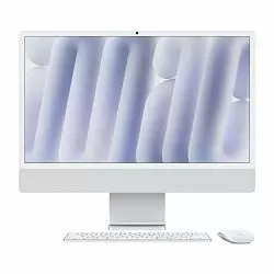 iMac 24" Retina 4,5K, (M4 8C CPU, 8C GPU, 2024), 16 ГБ, 256 ГБ SSD, серебристый