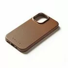 Чехол Mujjo Leather Case для iPhone 16, MagSafe, коричневый