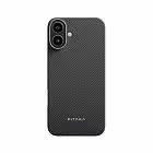 Чехол Pitaka Ultra-Slim case для iPhone 16, арамидное волокно, черный