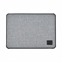 Чехол Uniq DFender Sleeve Kanvas для Macbook Pro 16", серый