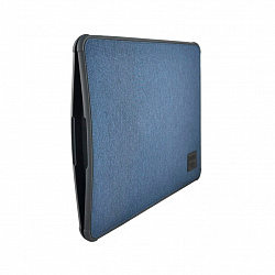 Чехол Uniq DFender Sleeve Kanvas для Macbook Pro 13" / Pro14", синий