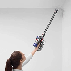 Пылесос портативный Dyson V8 Fluffy Extra silver, никель