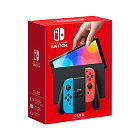 Портативная игровая консоль Nintendo Switch Oled, 64 Гб, Neon | голубой/красный