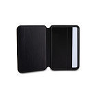 Чехол-бумажник Lagerfeld Wallet MagSafe Cardslot Stand Saffiano Monogram Plate loogo, черный