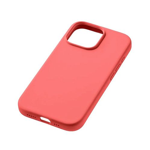 Чехол uBear Touch Mag Case для iPhone 16 Pro Max, силикон, софт-тач, коралловый