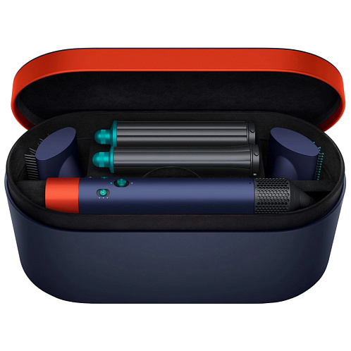 Стайлер Dyson Airwrap Long, prussinan blue/ topaz orange NEW (лимитированный футляр)