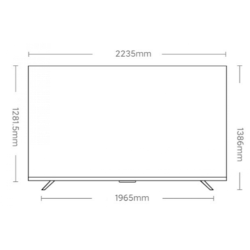 Телевизор Mi TV S PRO 100” [русское меню]