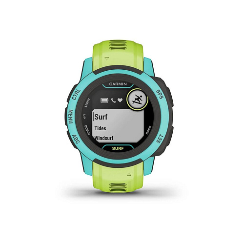 Умные часы Garmin Instinct 2S Surf Edition Waikiki, салатовый