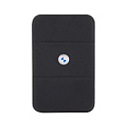 Чехол-бумажник BMW Wallet MagSafe Cardslot Stand Signature Leather with metal logo, черный