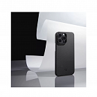 Чехол Pitaka MagEZ Case 3 (1500) для iPhone 14 Pro Max, кевлар, черно-серый