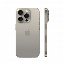 iPhone 15 Pro, 128 Гб, "натуральный титан" 1 Sim/eSim