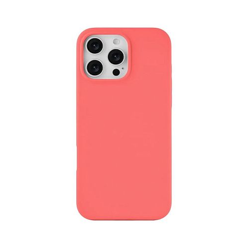 Чехол uBear Touch Mag Case для iPhone 16 Pro Max, силикон, софт-тач, коралловый