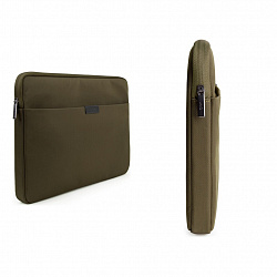 Чехол Uniq Bergen Nylon Laptop sleeve для ноутбуков 14", оливковый