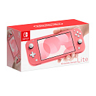 Портативная игровая консоль Nintendo Switch Lite, коралловый